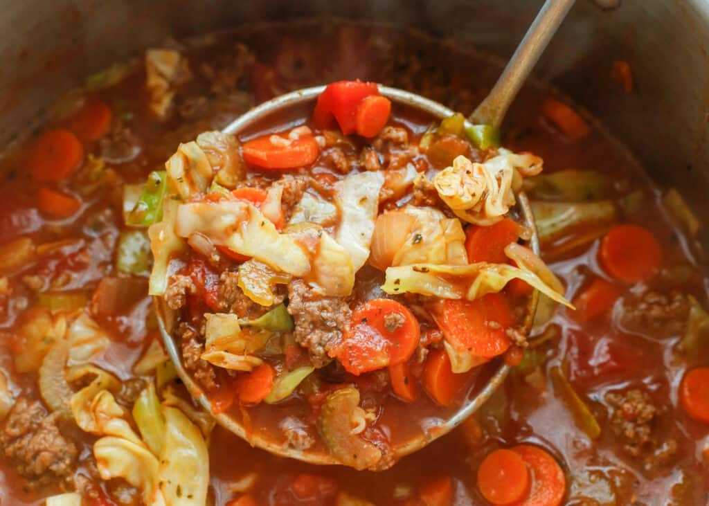 Hearty Italian Vegetable Beef Soup