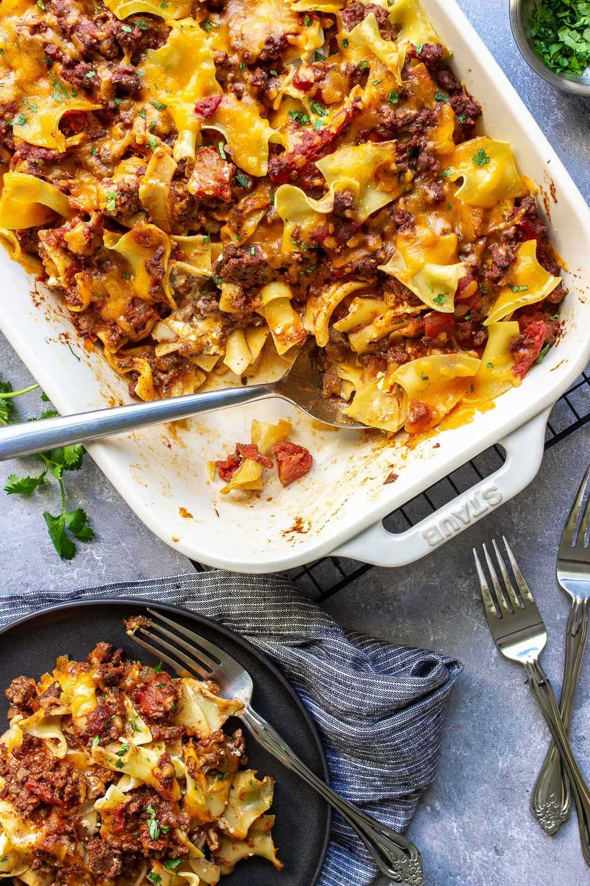 Sour Cream Beef Noodle Casserole