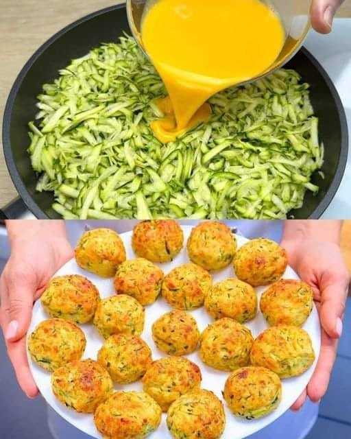 I make these zucchini balls every day! Easy dinner recipe in 10 minutes