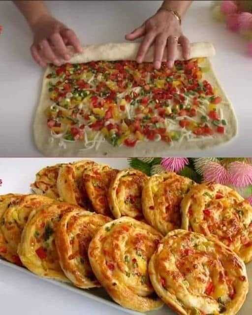 Delicious Veggie-Filled Dough Treats!