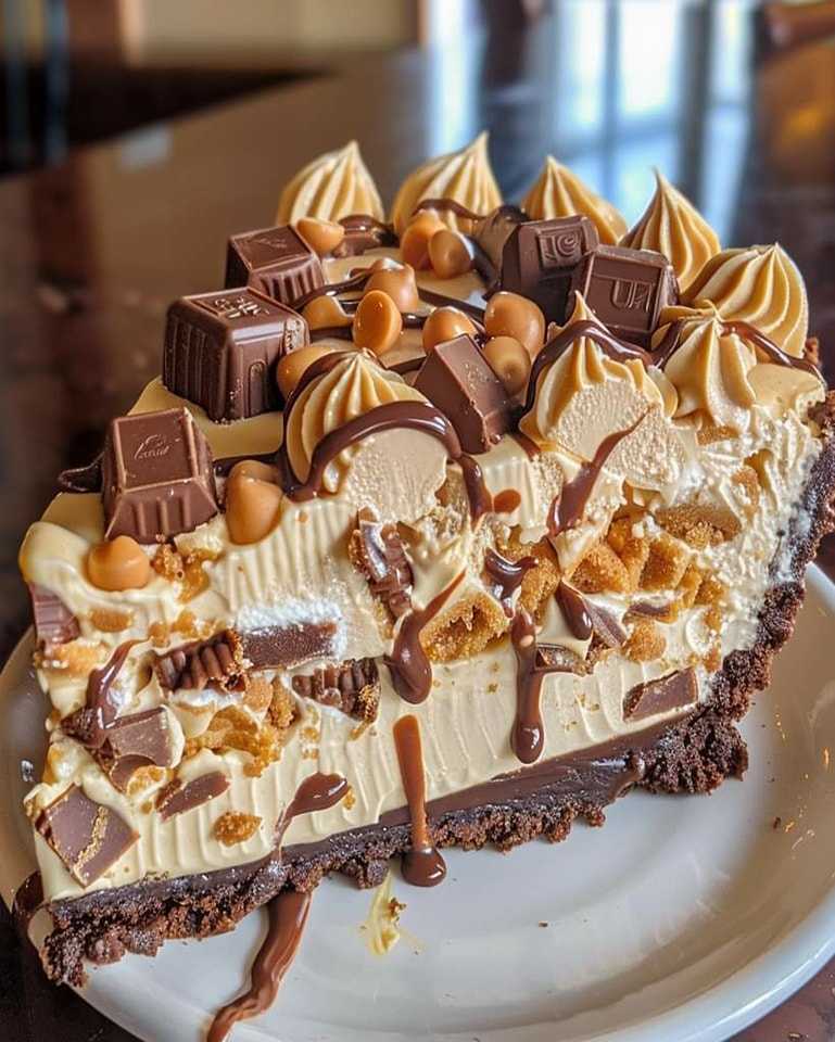 Mouth-watering Reese’s Peanut Butter Cup Cheesecake 