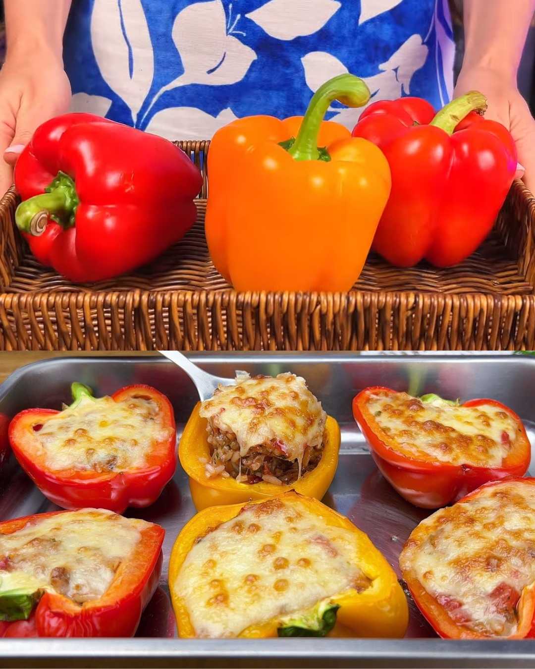 Best Stuffed Peppers I’ve Ever Eaten! Simple and Tasty Oven Recipe