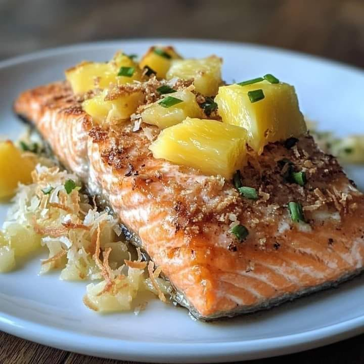 Pineapple Coconut Salmon