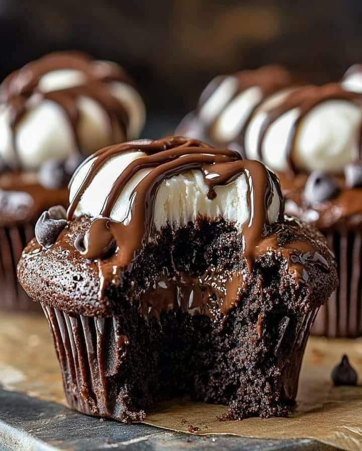 Heavenly Brownie Cupcakes