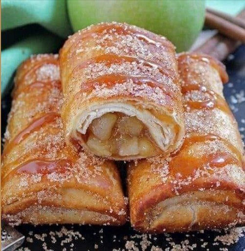 CARAMEL APPLE CHIMICHANGAS