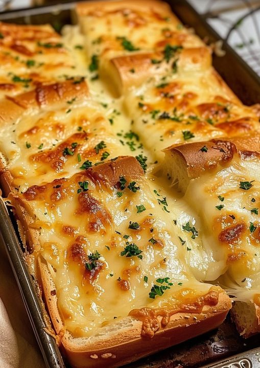 Easy & Cheesy Garlic Bread