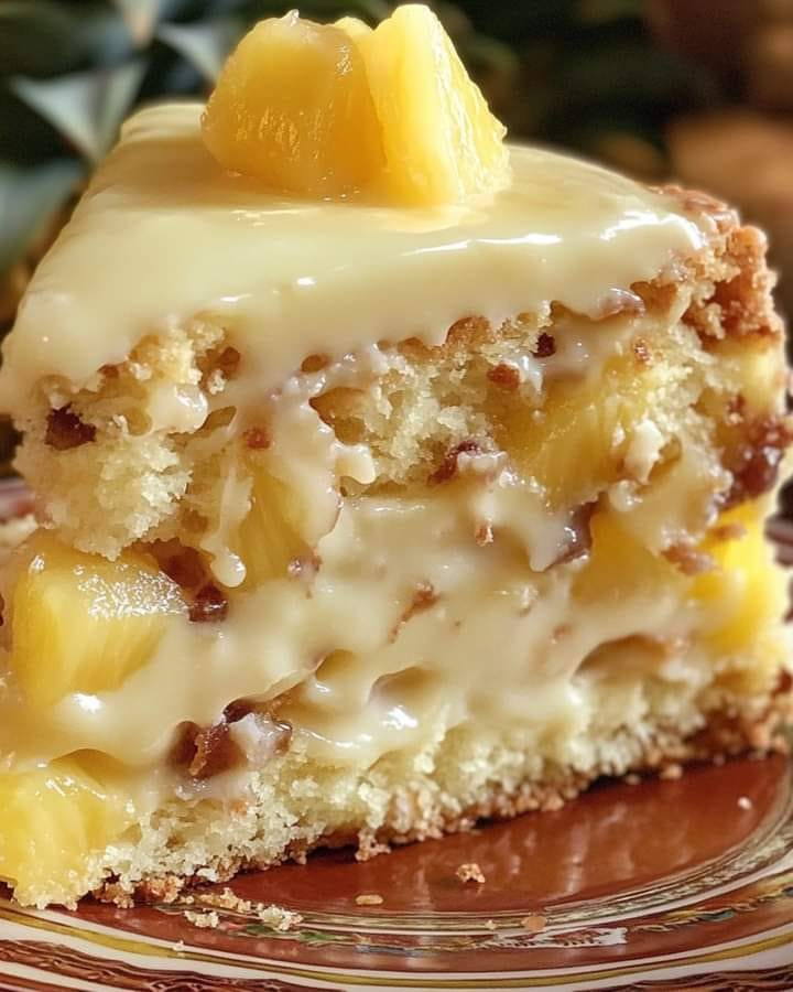 Hawaiian Pineapple Cake: A Tropical Delight